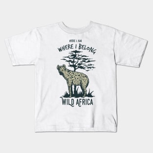 Wild Africa - Hyena Kids T-Shirt